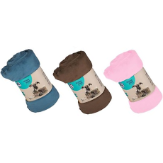 Pet Blanket, Flannel Fleece - Size 90 x 125cm assorted
